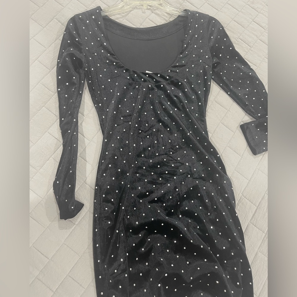 H&m black dress